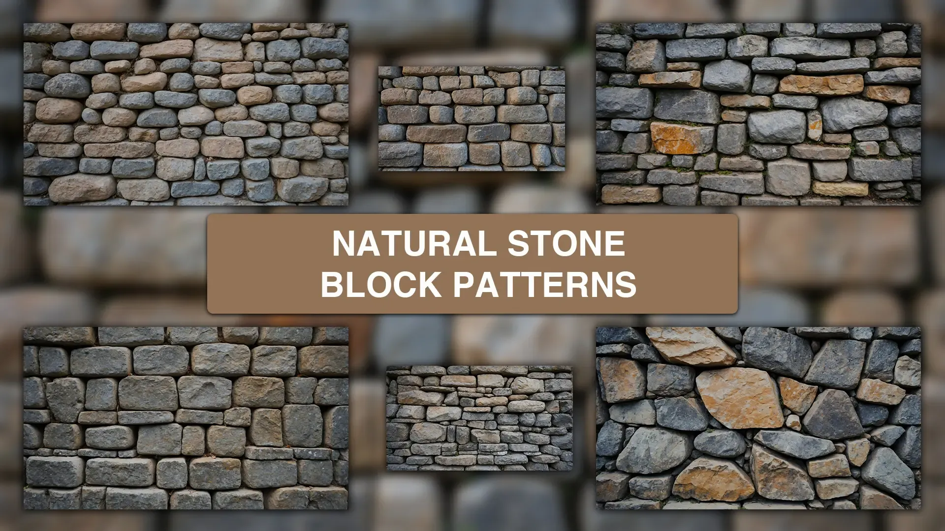 Natural Stone Block Patterns Premium Background Image Pack